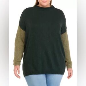 Wonderly Colorblock Crew Neck Sweater